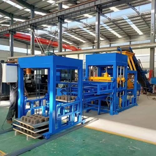 Industrial Brick Making Machine Semi-Automatic Fully Automatic Machinery - Dual Mode Cement Brick Making Machine for Concrete Blocks