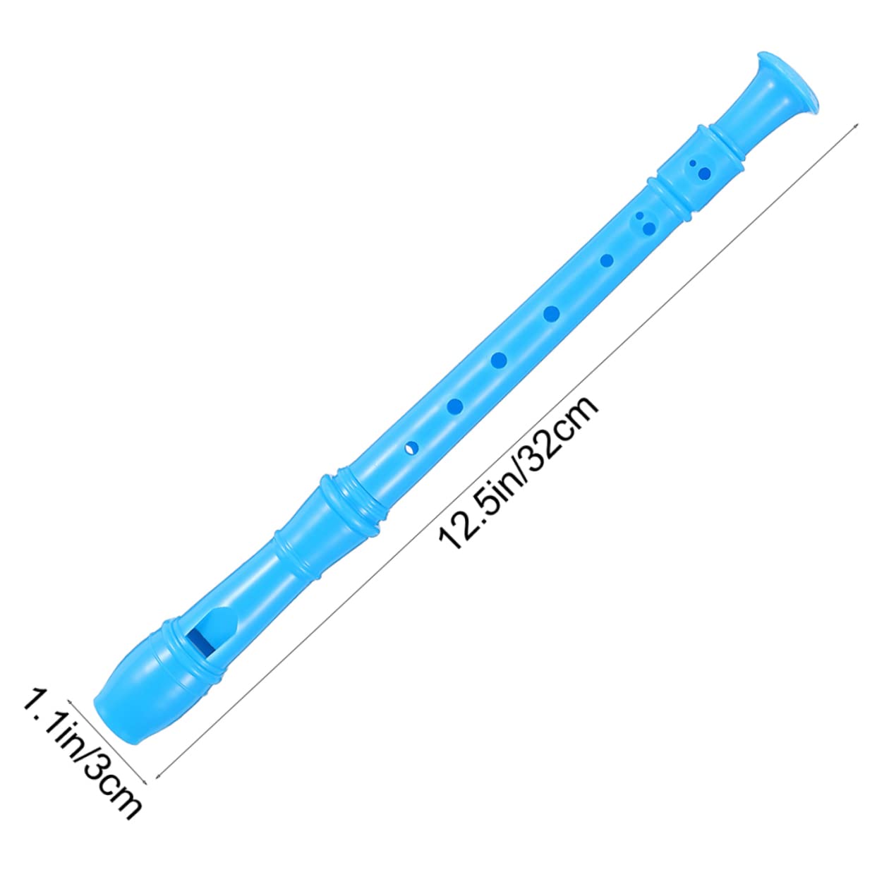 TOYANDONA Professional Clarinet for Boys and Girls Lightweight 8-hole Plastic Clarinet Perfect for Beginners