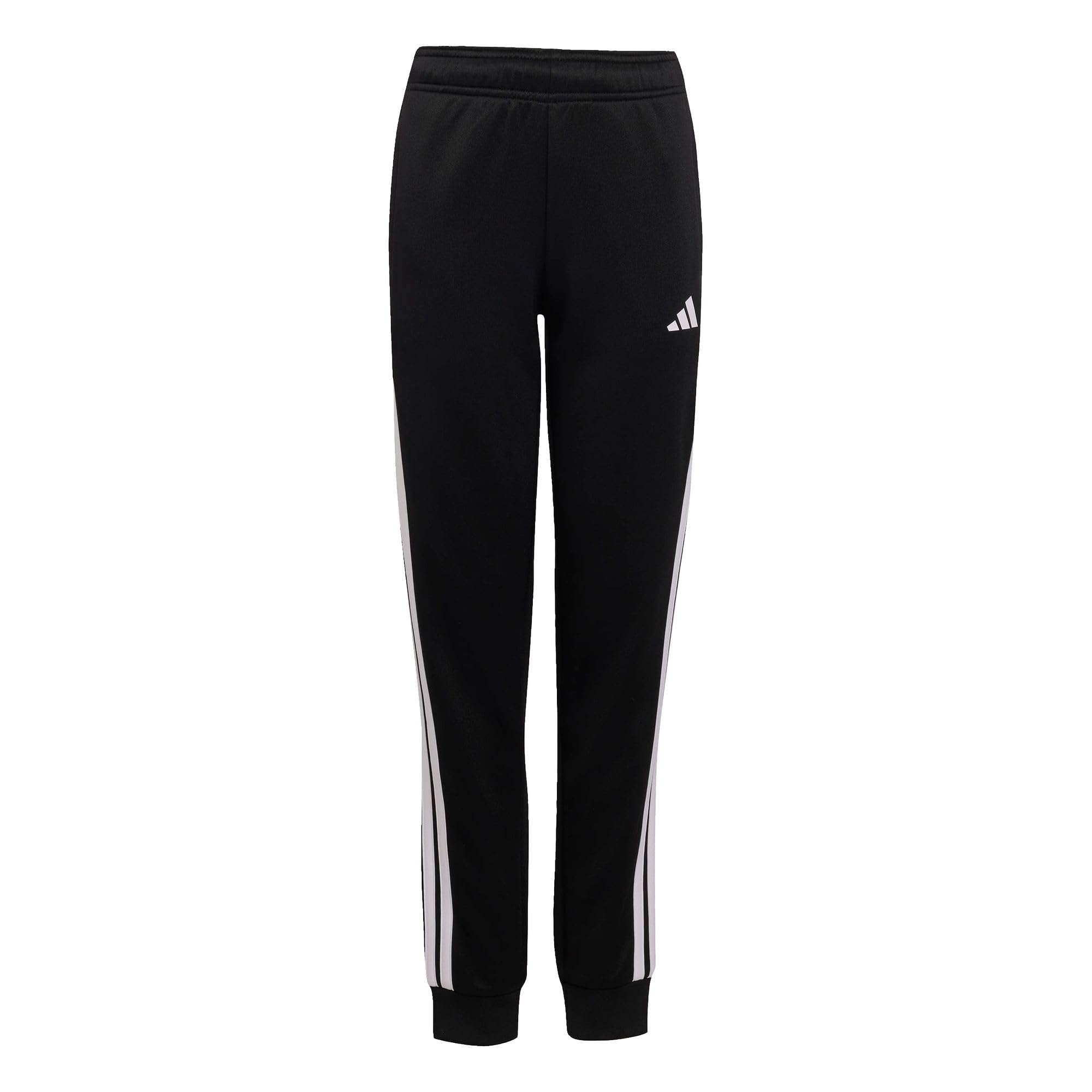 adidas Boy's Boys 3 Stripes Essentials Pants, Black/White, 5-6 Years