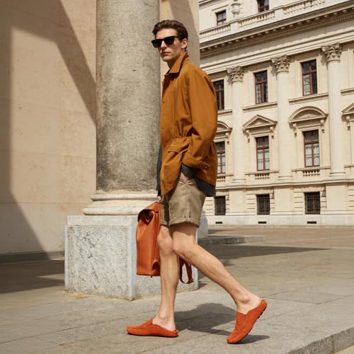 Image of Go Tour Handmade Mens Casual Loafers Moccasins Slip On Driving Shoes