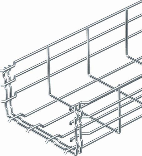 Plateau grille GR-Magic 105x150 mm en acier inoxydable pour gestion des câbles