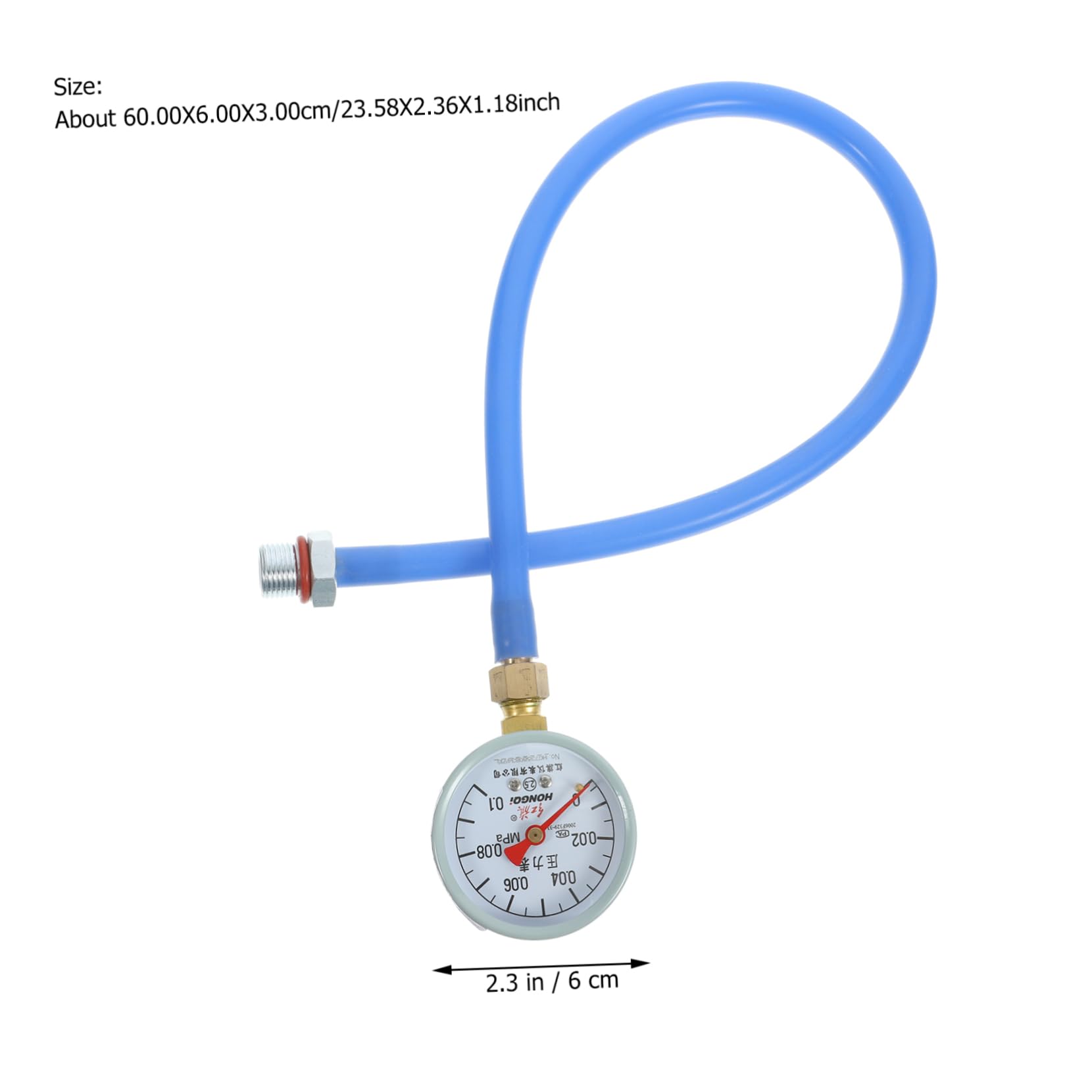 Cabilock 1pc Professional Pressure Gauge Tester for Automobile Emission Detection Durable Exhaust Back Pressure Detector for Car Accessories Easy to Use and Practical Design