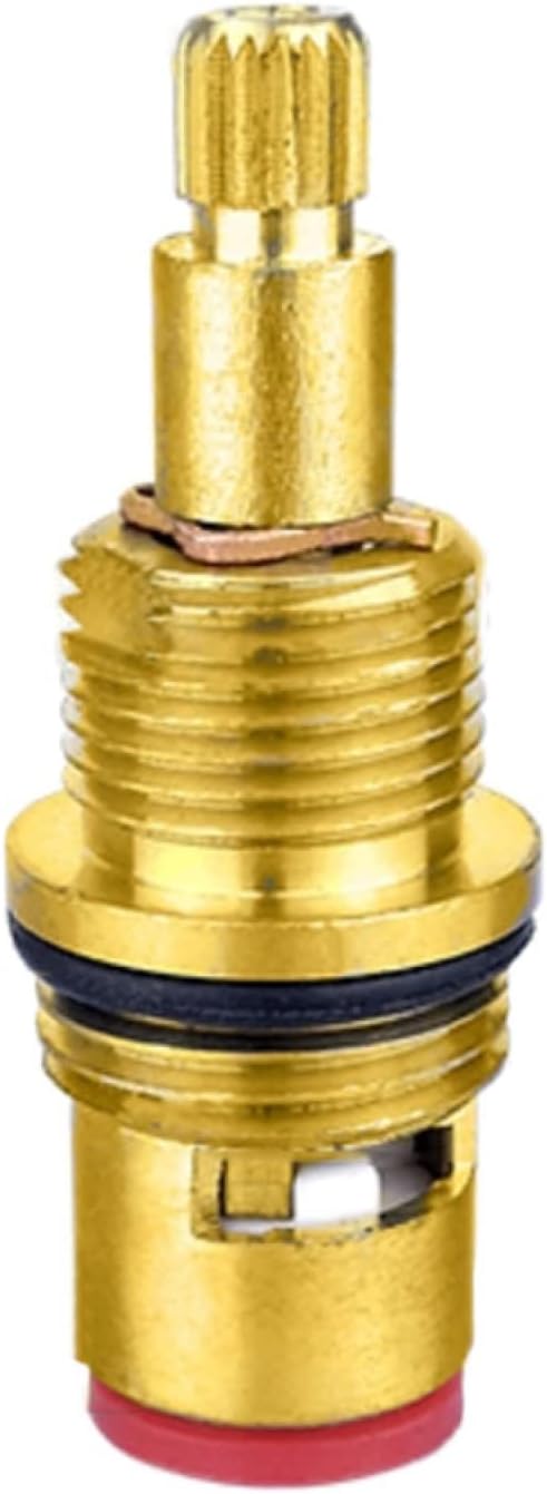 Brass Ceramic Faucet Valve Core,Tap Valves Replacement, Tap Cartridge Replacement Tap Valves, Brass Ceramic Disc Cartridge, Quarter Turn Inner Faucet Valve for Bathroom Kitchen Tap,5 (Color : 8) ( Col