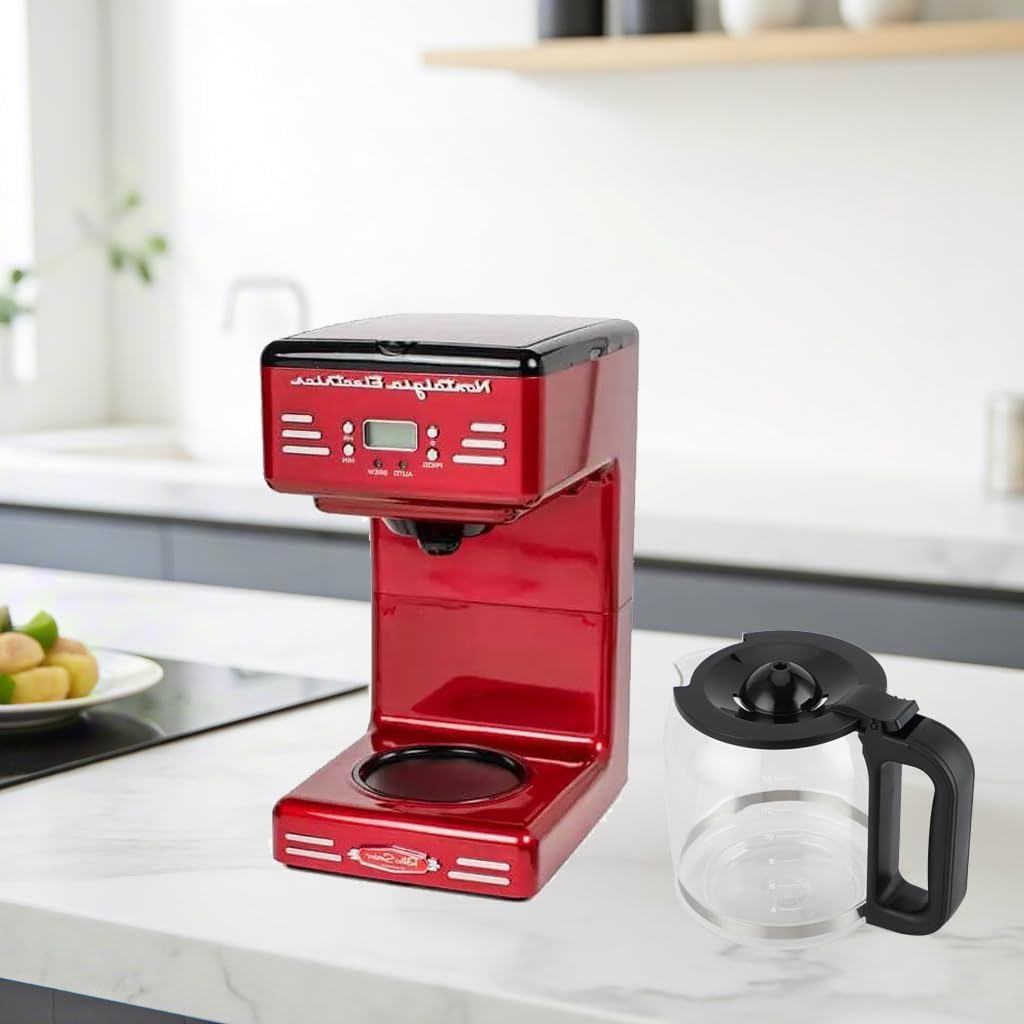 Coffee pot replacement compatible with Nostalgia Retro 12-Cup Programmable Coffee