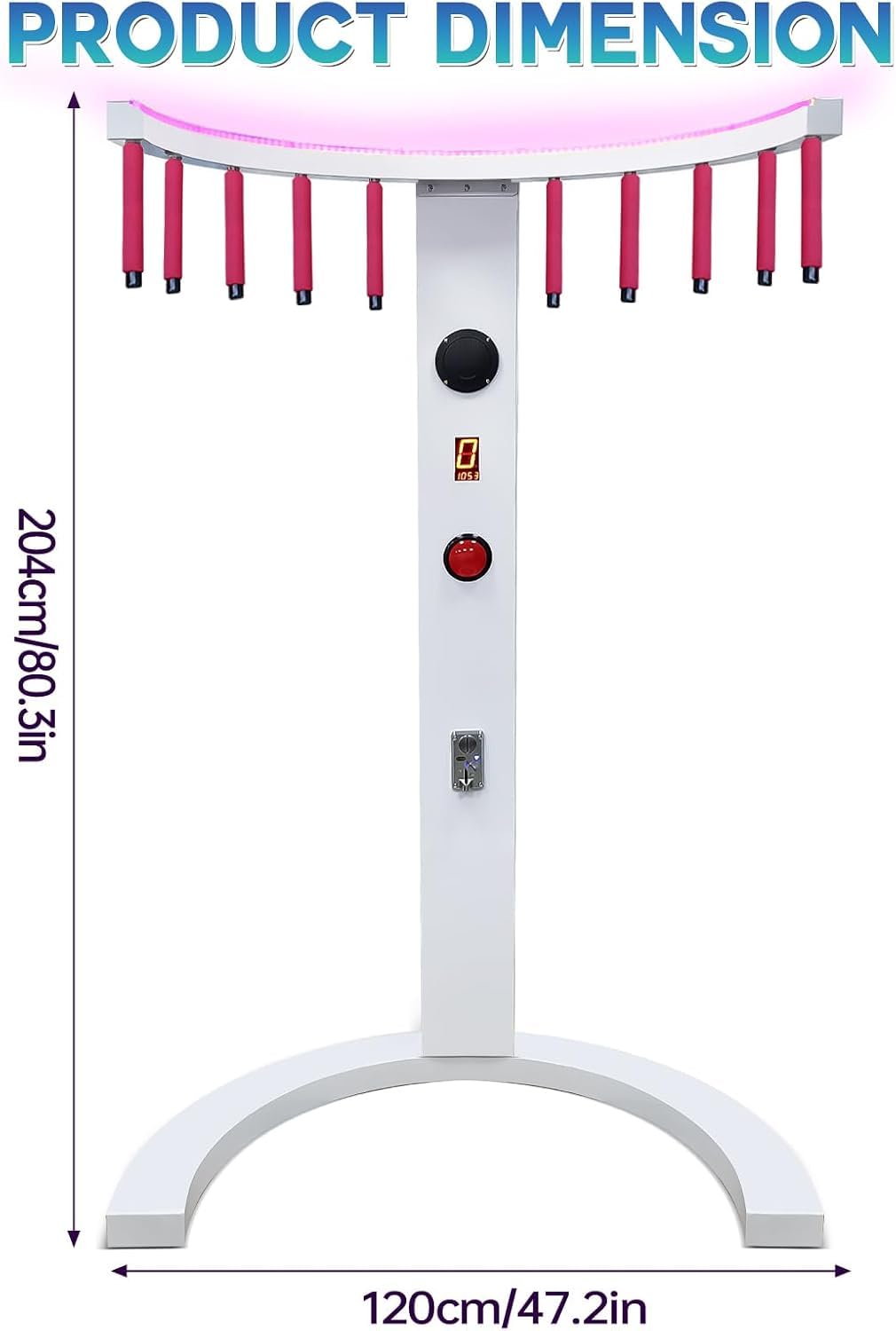 Arcade-spielautomat, Fangstabspiel Zur Förderung Der Hand-Augen-koordination, Reflex-Sticks, Fangstab-Arcade-Spiel Zur Miete, Für Partys, Veranstaltungen, Karneval Und Bars White