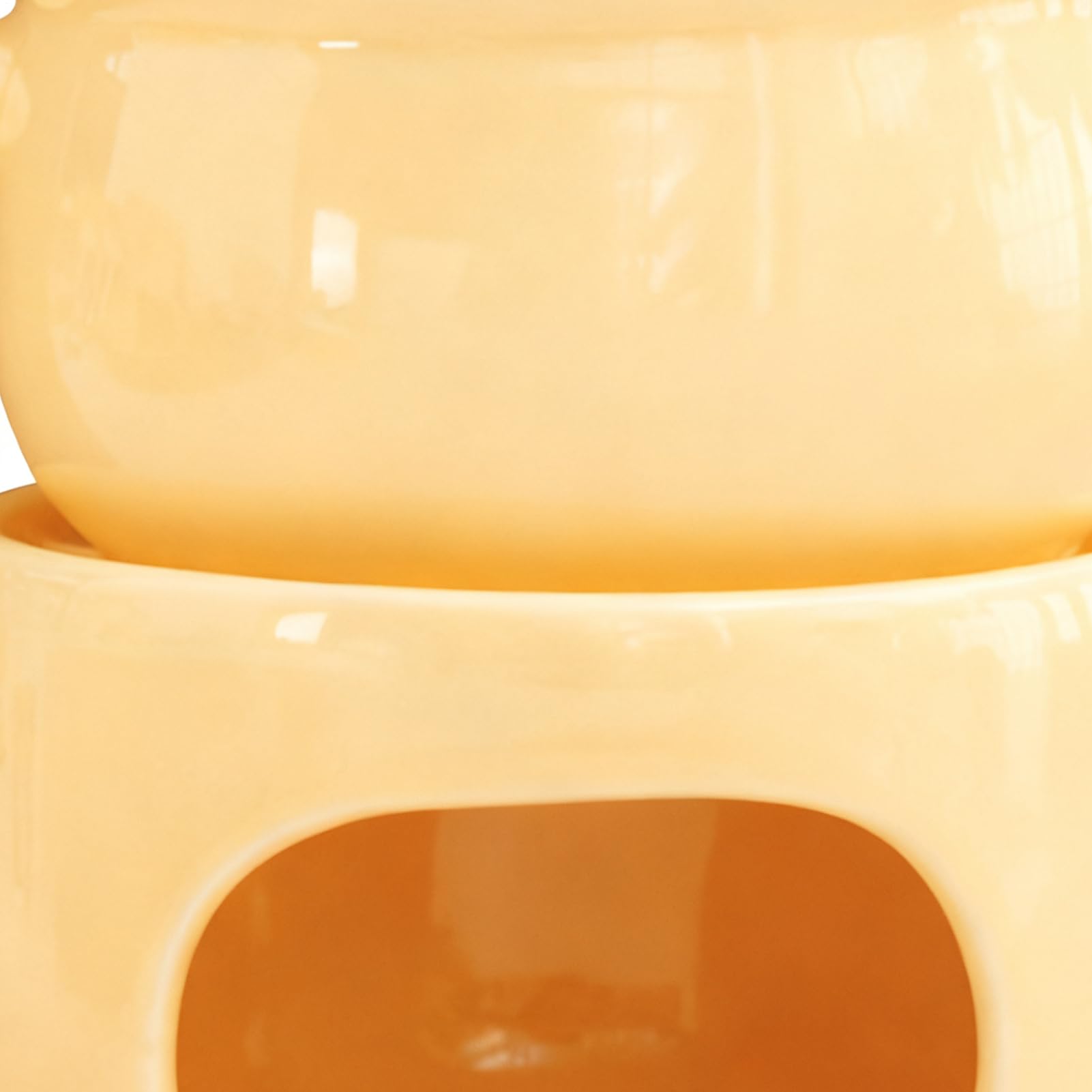 Chocolate Fondue Cup - Non-Stick | Ceramic Warmer Pot with Resilient Finish Sleek for Cheese, Marshmallow, Dipping, Dessert, Beverage, Wedding, Party, Birthday and Professional Use — view 8