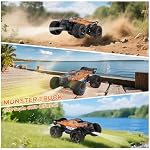 Nikuku Remote Control Car, High Speed All Terrain Off Road Fast RC Cars with 2.4 GHz,1:20 Scale Max 38 KPH 4WD Electric RC Truck Toys, Christmas Birthday Gifts for Adults & Teen Boys - Image 5