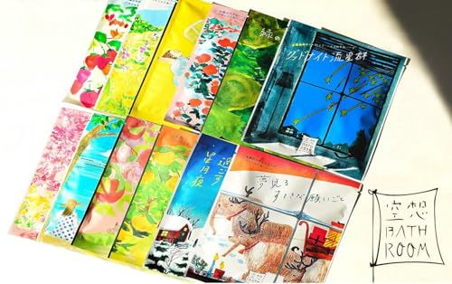 【6包セット】チャーリー 空想バスルーム 入浴剤 バスバッグ バスソルト 精油入り (E恋する果実と三日月と)