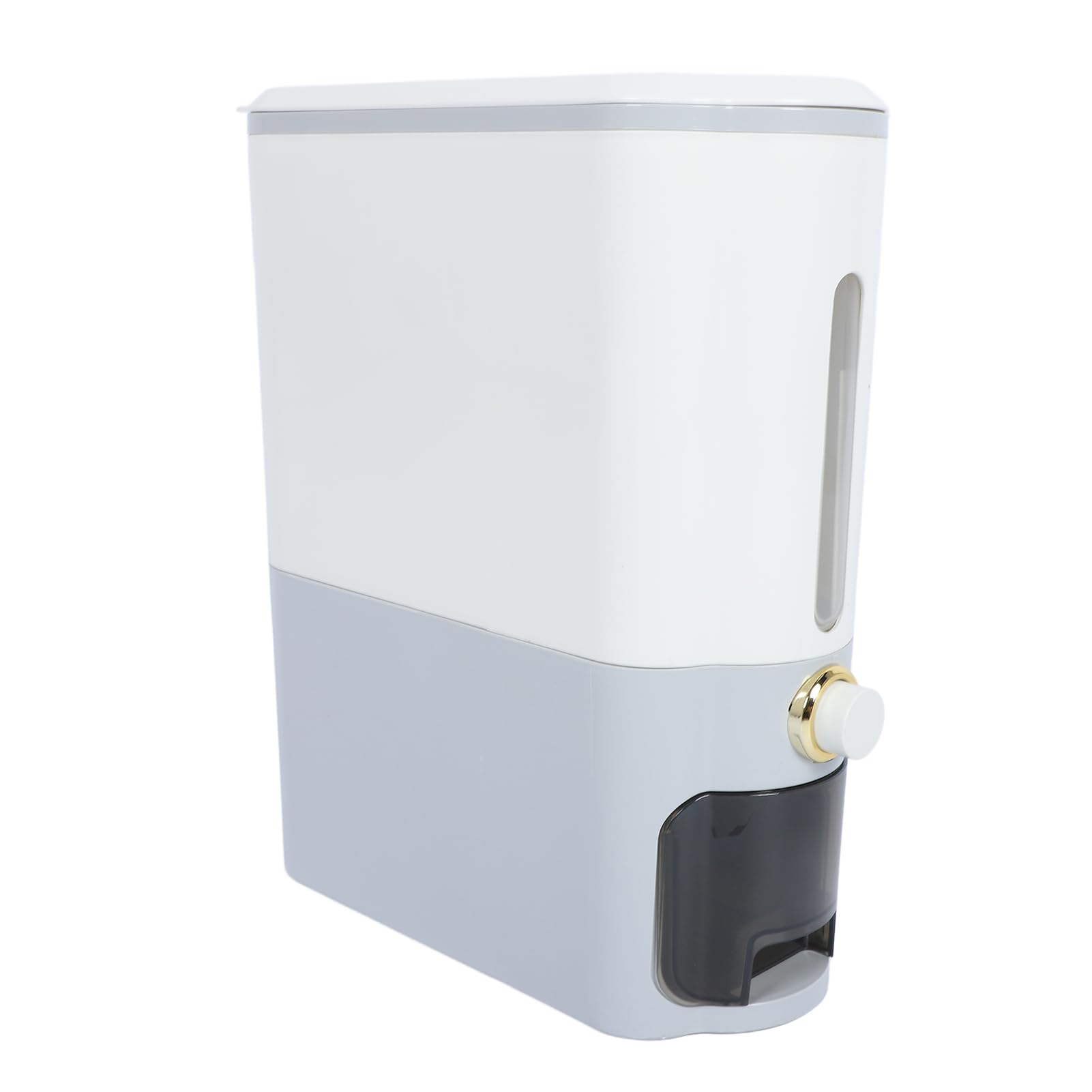 Contenitore per Riso, Dispenser con Dosatore a Pressione in PP,