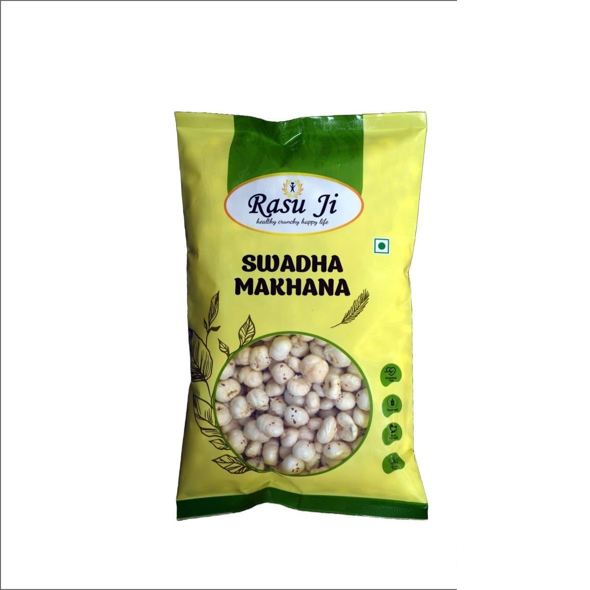 RASU JI sawadha makhana (Foxnut) Lotus Seeds Healthy snack Nutrients, Rich in Fiber, Naturally Fat-Free,Ayurvedic superfood 100% Natural Antioxidants | (Raw Makhana 200g) (B0D2P2KG8W) Amazon Price History, Amazon Price Tracker