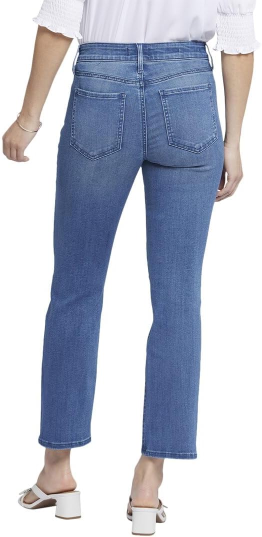 NYDJ Womens Marilyn Straight Ankle Jeans