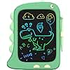 ORSEN 8.5 Inch LCD Doodle Board Tablet Toy - Green Dinosaur Drawing Pad for Kids 2-6 Years Old - Christmas and Birthday Gifts