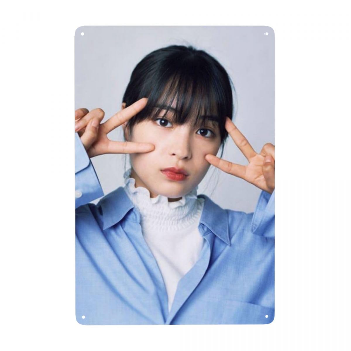 Amazon.co.jp: 広瀬すず ブリキの絵 ブリキ看板 金属ポスター 装飾鉄絵