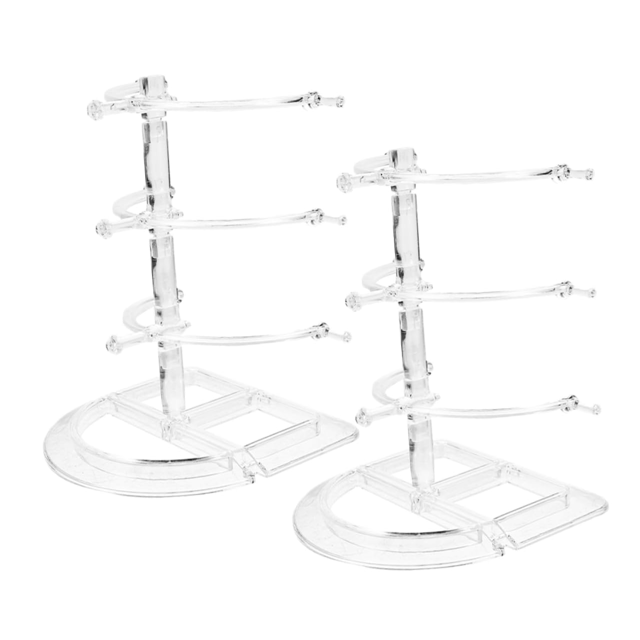 Amosfun 4 Pz Espositore Per Occhiali Alzata Trasparente Per Occhiali Espositore in Porta Occhiali Da Scrivania Rastrelliera Porta Occhiali Alzata Per Occhiali Porta Bicchieri P.s