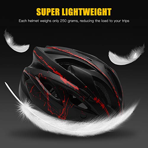 Honelife Capacete para Ciclismo, com Óculos Magnéticos Destacáveis