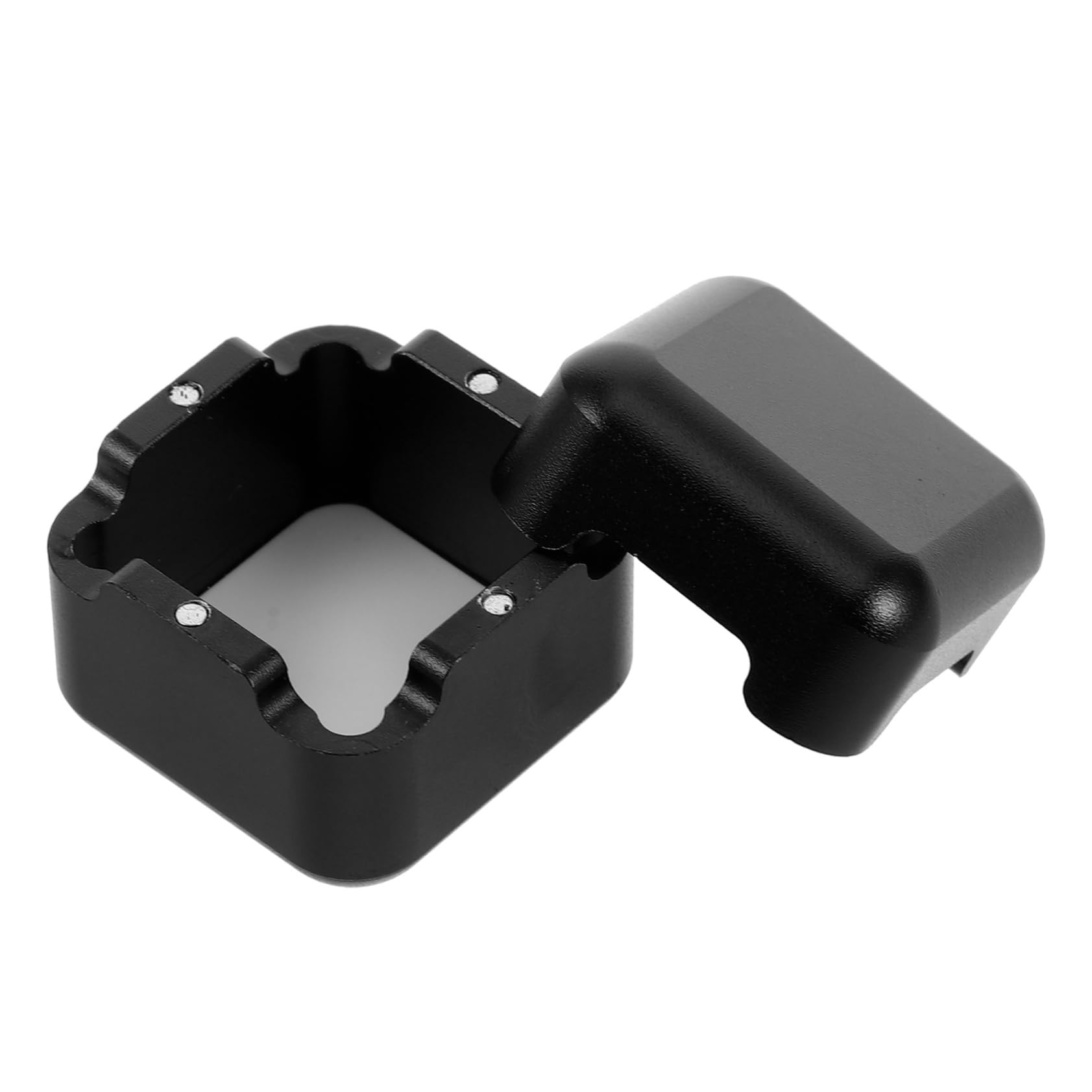 GAROZATION Aluminum Billiards Chalk Holder Portable Chalk Case Accessories Storage