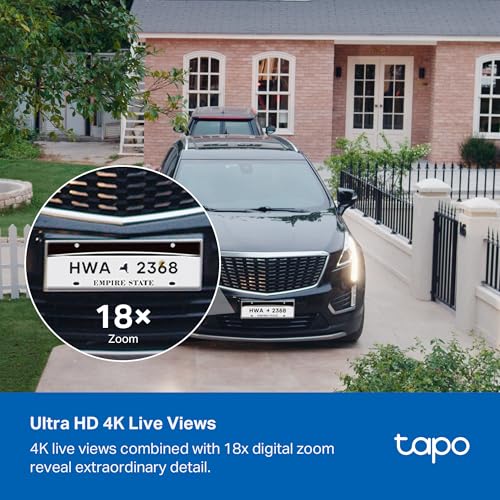 Image of Tapo MagCam 4K Outdoor Wireless Security Camera - Battery with Integrated Solar, Magnetic Mount, Person /Vehicle Detection, 24 /7 Capture, Subscription-Free Local Storage or Optional Cloud, C465