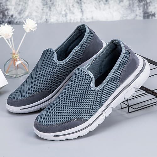 ihinzry Orthopedic Shoes for Women Men Comfortable Walking Shoes Lightweight Breathable Knit Loafers2