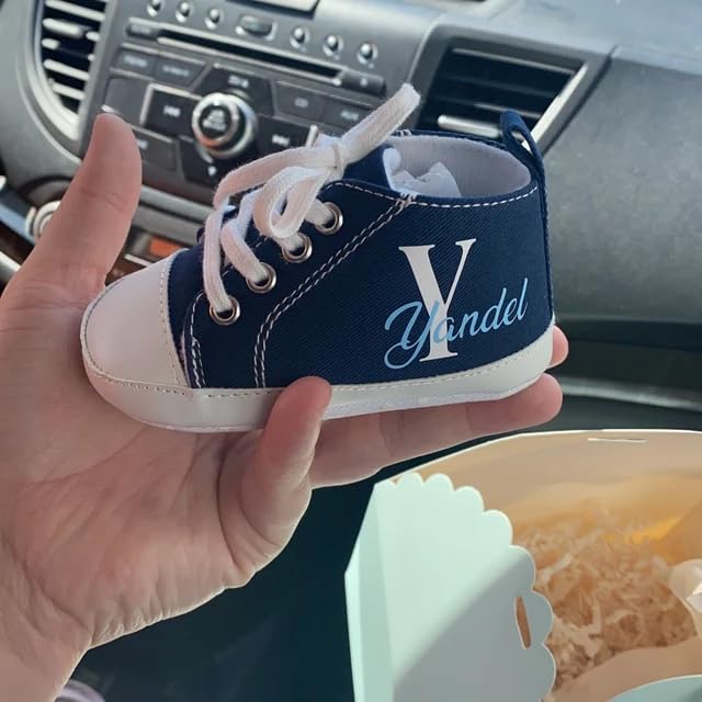 Personalized Gold Baby Girl Boy Shoes, Custom First Birthday Girl Shoes Infant Girl Shoes Baby Shower Gift Birthday Gift Christmas Gift3