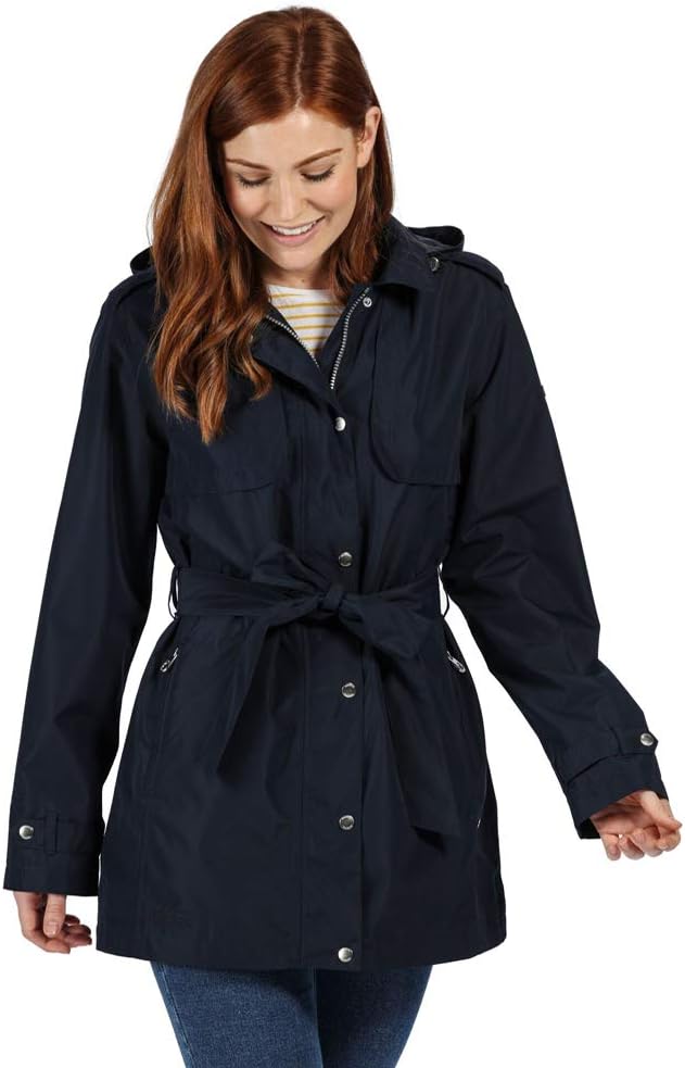Regatta Women's Garbo' Zip Off Hood Fully Lined Breathable Jackets Waterproof Shell