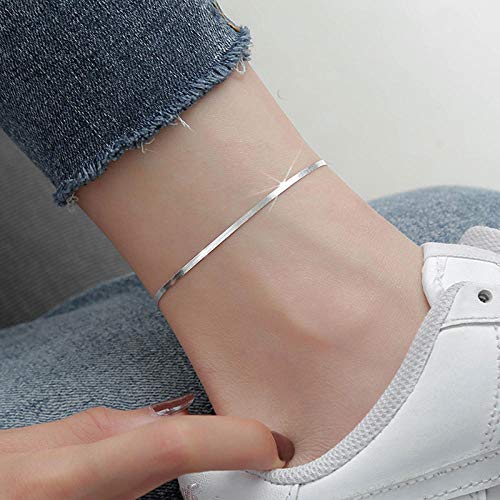 Damen Fußkette LISME Neue Ankunft Fußkettchen 925 Sterling Silber Frauen...