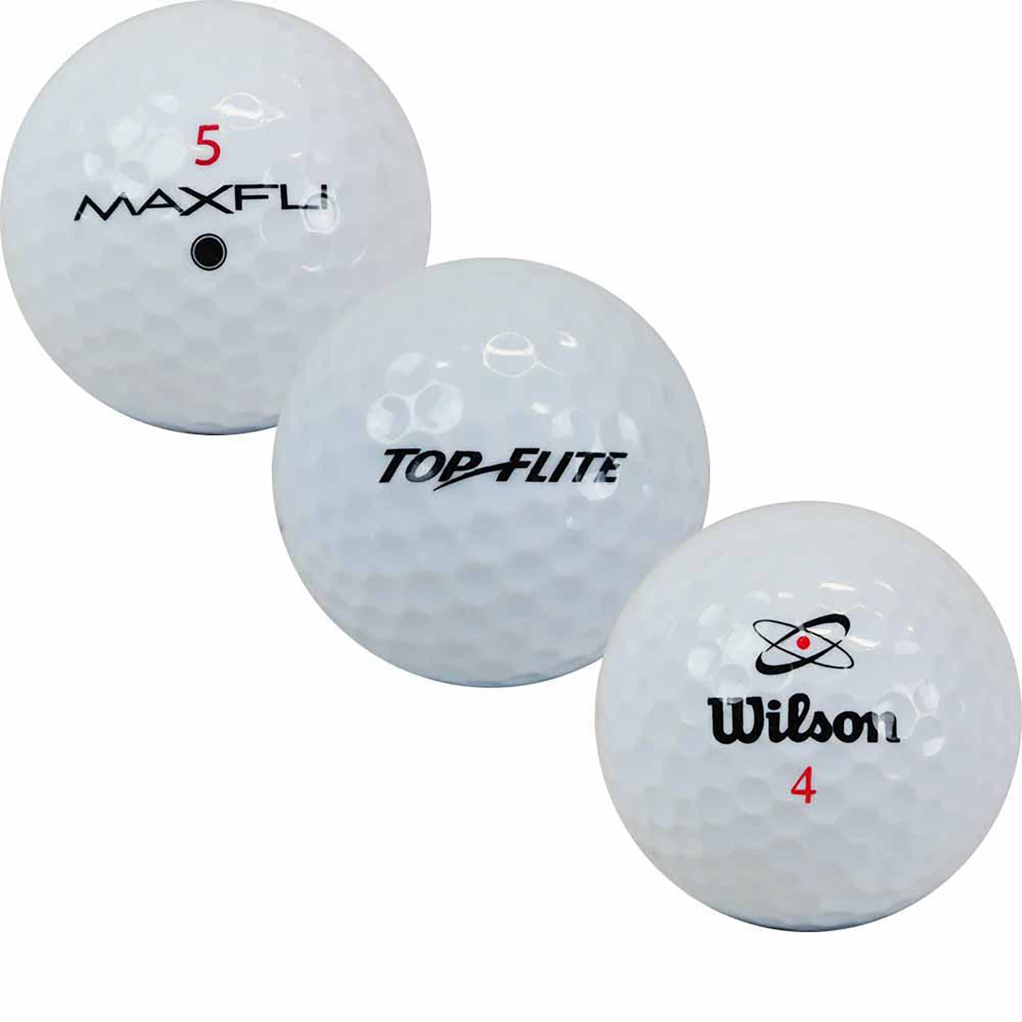 100 Palline Da Golf Colorate/Lakeballs - Qualità Mista AAA/AA - Alta Visibilità