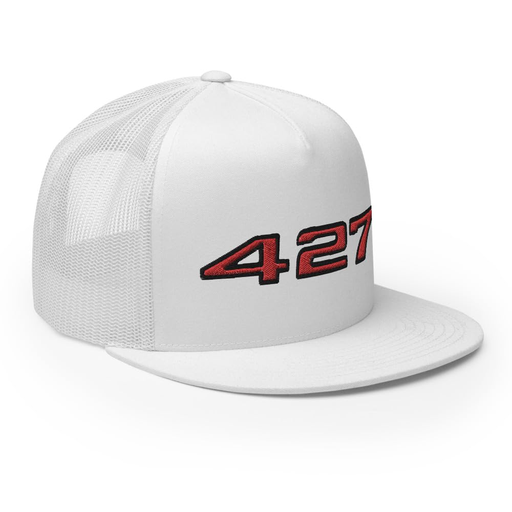 Chevy 427 silnik klasyczne samochody emblemat niestandardowa haftowana 5-panelowa czapka typu trucker czapka snapback