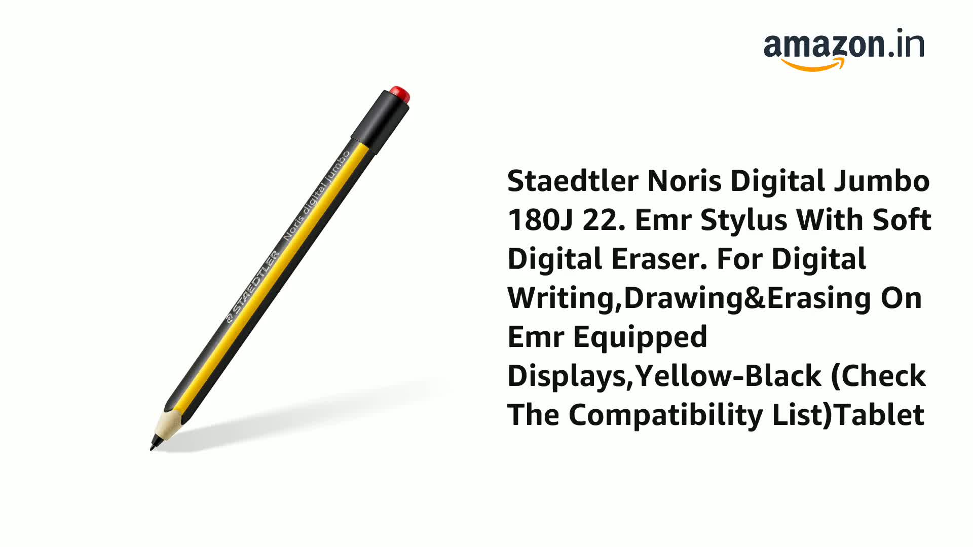 Amazon.in: Buy Staedtler Noris Digital Jumbo 180J 22. Emr Stylus