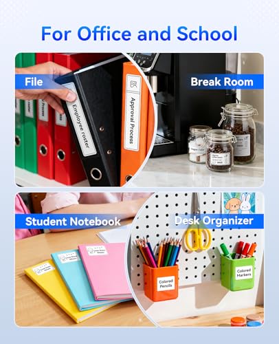 Image of NIIMBOT B1 Label Maker with Tapes Set, 2 Inch Thermal Label Printer, Silver | Labeling for Home Office School Small Business, Crafts, Retail,Support Smartphones & PC,Come With 3 Rolls Tapes