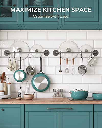 Oropy Wall Mounted Pot Pan Rack 21'' Set Of 2 thumb #1