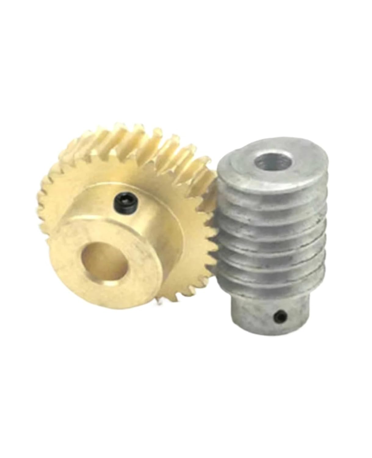 1MOD Rod 20 8mm Copper Worm Steel Worm D20 Reduction Ratio 20 25 30 40 50 60 Tooth Drive Worm Pinion(Worm Gear 25t 6mm)