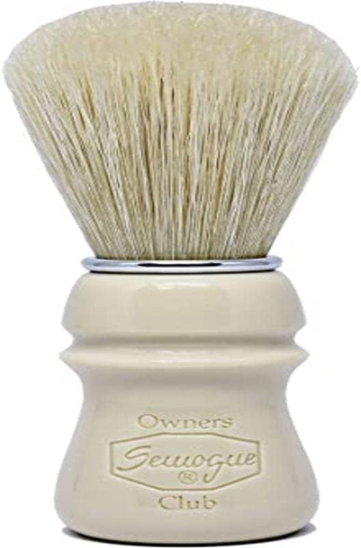 Semogue SOC Ivory Premium Bristle Shaving Brush, One Size, Estándar
