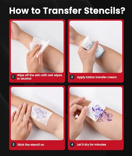 Machine transfert de tatouage thermique avec 10 feuilles papier - 5