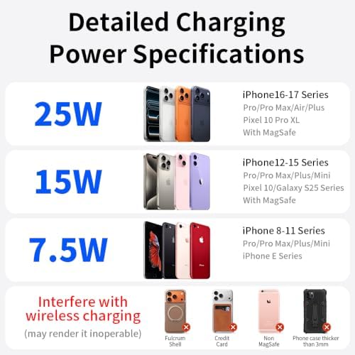JIEZMO Qi2.2 Max 25W Fast Wireless Car Charger Phone Holder for 2026 Toyota RAV4 [only for 10.5-inch Touchscreen] Accessories Magnetic Cellphone Mount Compatible with MagSafe Screen Charging Stand — view 8