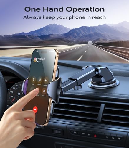 Image of VICSEED Upgraded [Racing-Grade Steady] Phone Holders for Your Car, Purple