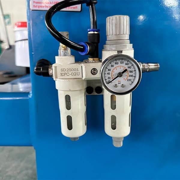 Image of KATOOL ME Tire Changer Machine and Wheel Balancer Machine Combo | Tire Changer with Bead Blaster Asist Arm Tire Changer Tire Machine Tire Repair Tools for Home Garage and Shop Repair, Blue