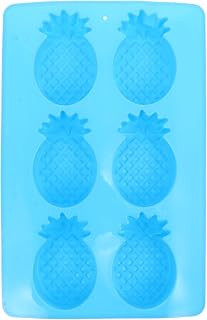 VILLCASE Silicone Soap Mold Pineapple Shape Handmade Soap Mould for DIY Casting Cake Jelly Fondant Epoxy Resin Non-Stick Easy Demold 10.23 X 6.49 X 1.18 in