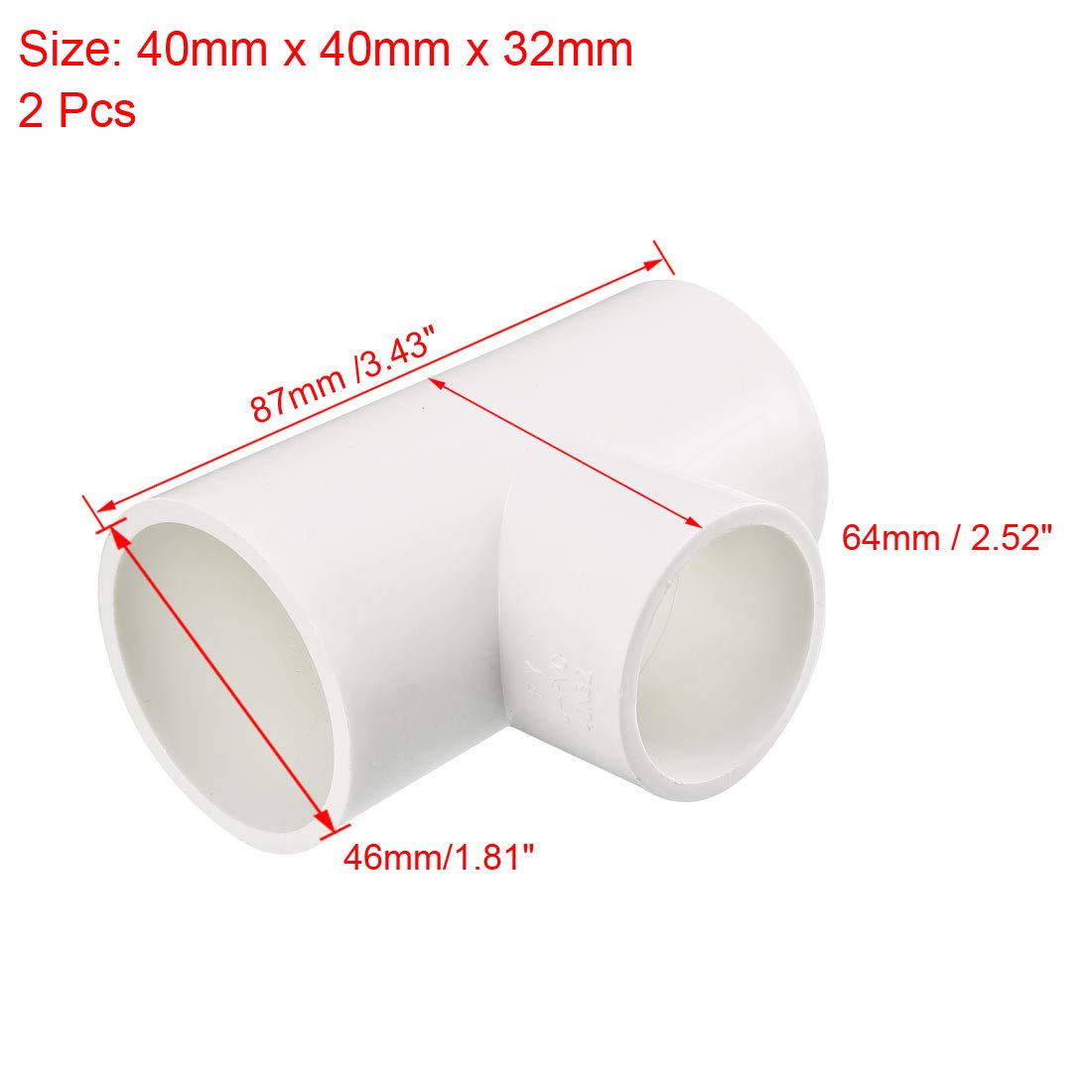 Lot De 30 Raccords PVC Pour Plomberie - Diamètres 40 Et 32 Mm, Marque Nicoll, Occasion