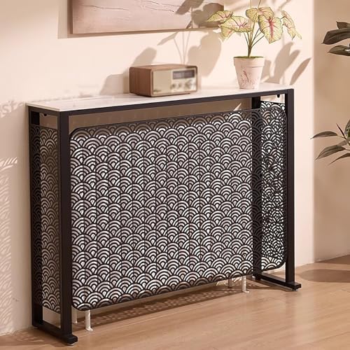 Metal Radiator Cover Cabinet, Stylish Home & Office Furniture, Decorative Design for Enhanced Aesthetics, Space-Saving Solution, Modern Radiator Shield, Durable & Elegant