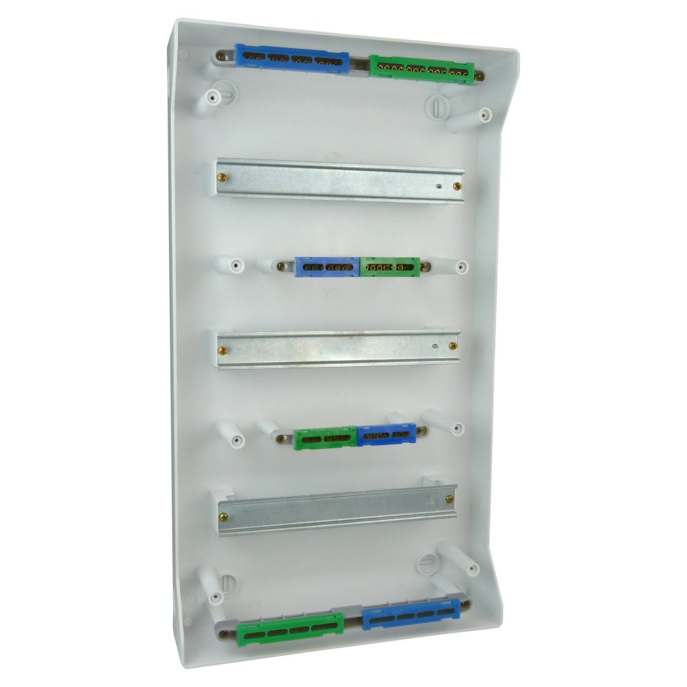 Aufputz-Feuchtraum-Verteilerkasten RH-36/3B 36 Module IP65 Aufputz VDE 8444