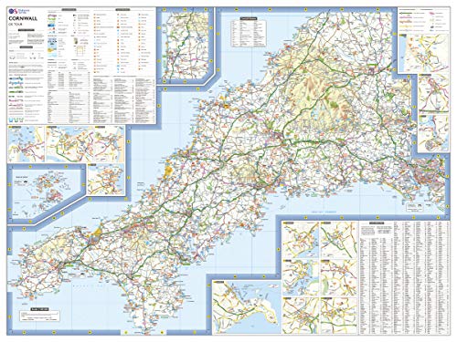 Ordnance Survey Touring Map Cornwall (OS Tour Map)