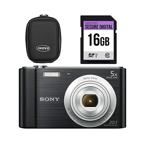 Sony DSCW800 Kompakt-Digitalkamera, 20,1 Megapixel, 5 x optischer Zoom, Bedienungsanleitung evtl. in englischer Sprache