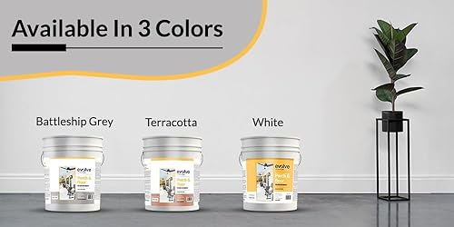 Miniatura 7 de EVOLVE Piso y porche secado rápido, alta durabilidad, resistente a los arañazos y pintura gruesa para superficies de madera y hormigón (gris de