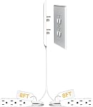 Smart Sleek Socket: Universal Outlet Concealer with Wi-Fi Smart Power Strip