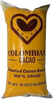 Roasted Cacao – 100% Natural, Single-Origin Colombian Cacao | Rich Chocolate Aroma | Ideal for Snacking, Baking & Hot Drinks (16 oz)