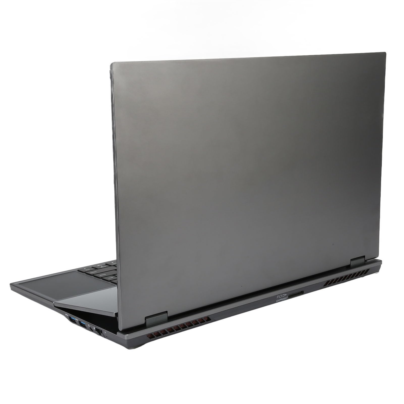 Laptop z Podwójnym Ekranem 16 Cali 1920x1200 HD Laptop, I9 10885H Procesor 16 GB Pamięci RAM, Panel Dotykowy Ekranu Głównego, Znakomity Ciemnoszary (16 GB+256 GB wtyczka UE)
