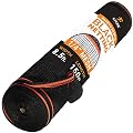 Construction Safety Debris Netting - 8.5 Ft x 150 Ft Temporary Material Roll, 1/4 in Mesh Scaffold Net Enclosure, Barricade, Visibility Barrier, Fencing Roll-Heavy Duty Fire Retardant Plastic - Black
