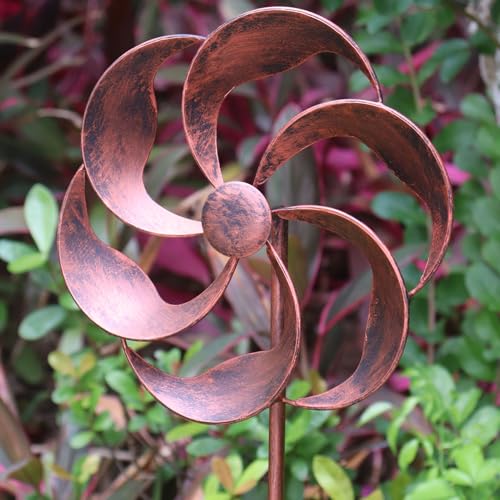 Metal Wind Spinner Single Blade Outdoor Decor for Garden Patio Lawn Yard — view 4