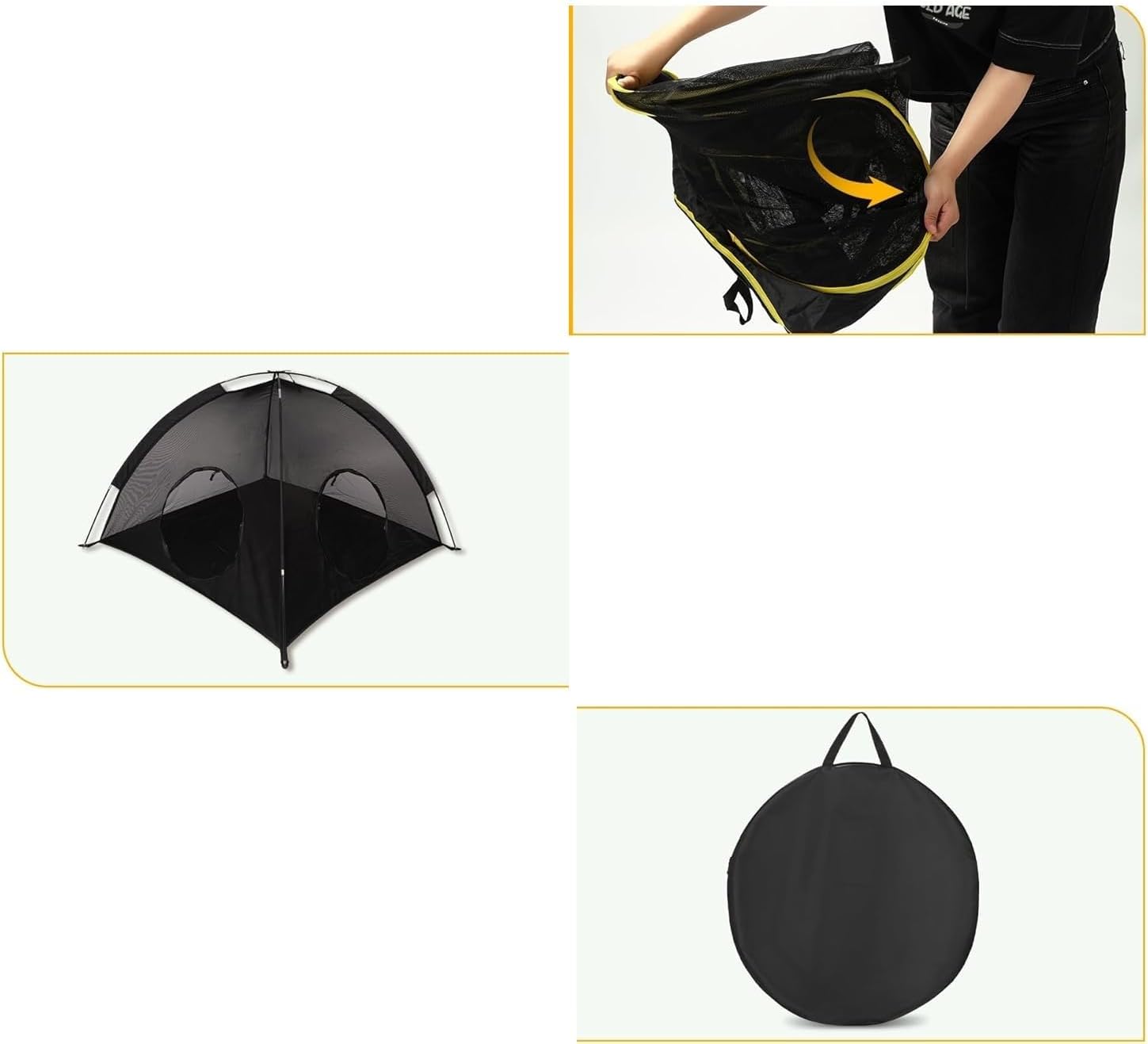 Exquisite 6-in-1 Outdoor Cat Enclosure, Artificial Pet Cage, Suitable for Small Pet Cats and Dogs