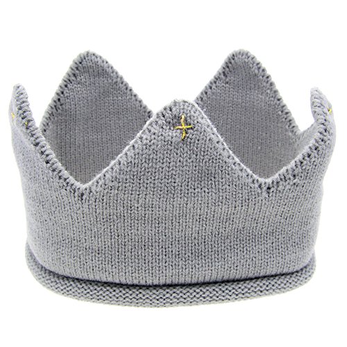 URSING Baby Jungen Mädchen Krone Stirnband Hut Stricken Turban Strickmütze süße Kopfschmuck für Kinder Headwear Hut Partyhüte Kopfbedeckung Party Karneval Fasching Hochzeit Dekor Cover